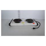 Betty crocker counter top buffet range. Powers