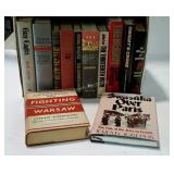 Box of books on WWII.