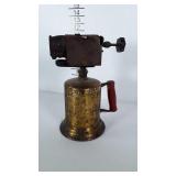 Clayton & Lambert Brass blow torch with red