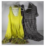 Poly cotton blend dresses, size XL