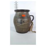 Colonial Stoneware crock / Jug with handle,