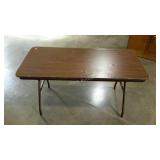 Folding table. Well used, but still has life left