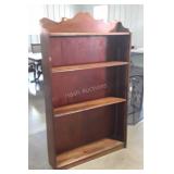 Bookcase, real pine board made, 2 interior