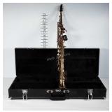Jupiter soprano saxophone with case
