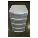 Sterilite 4 drawer plastic chest.