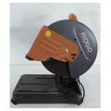 Ridgid chop saw, powers on