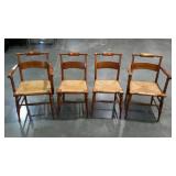Set of 4 dining chairs. HITCHCOCK in Design, Two