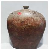 Pottery vase, made in Mexico,  16.5 inches tall