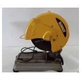 DeWalt chop saw, powers on