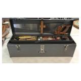 Craftsman tool box 30in long #6517 with handsaw