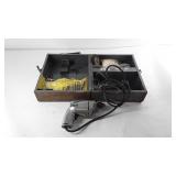 Skil 515 drill kit, with metal case, bits, brush,