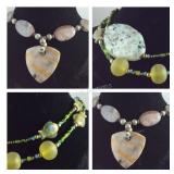 Two stone style necklaces