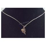 Sterling silver necklace 20in