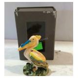 Pelican figurine with box