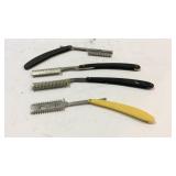 Four straight razors
