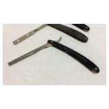 Four straight razors