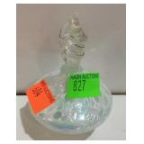 Glass perfume bottle 4in