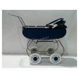 Baby doll carriage on springs. Vintage style.