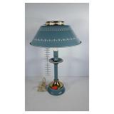 Metal Toleware lamp
