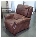 Leather Recliner Chair, brown color, used with