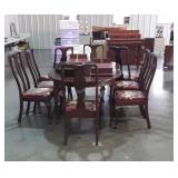 Tom Seely Dining Table Set, Queen Anne Style,