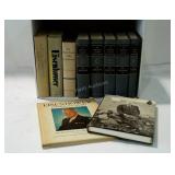 Box of books on WWII and Eisenhower.
