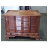 Reclaim Furnishings. Maple Floor model TV Cabinet