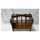 Ethan Allen style magazine rack.