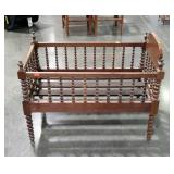 Jenny Lind style baby bed, no mattress. Missing