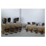 2 sets of Libbey tumblers from the 1964-65 World