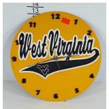 WVU clock, runs, will need to have lint removed,