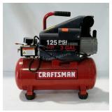 Craftsman 125 Psi, 1 Hp, 3 gallon air compressor.