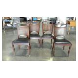 Four dining room chairs. Need work.