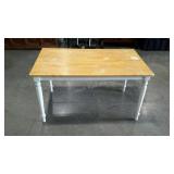 Kitchen table, farmhouse style. Ready for paint.