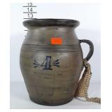 Colonial Stoneware crock / Jug with handle,