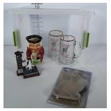 Small storage tote with lid, factory sealed bunny