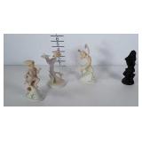 3 Edna Hibel figurines, all from 1986, all