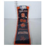 Syracuse wool Basketball Banner in plastic with