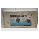 Remote Oil Cooler, in box.