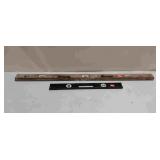 Two Levels, 1 is 2"x24", 1 is 2 1/2"x48"