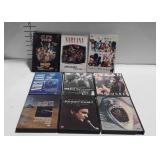 9 DVD music videos: Pink Floyd, Johnny Cash, the