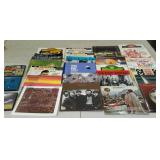 Records. More than two dozen 33RPM albums plus