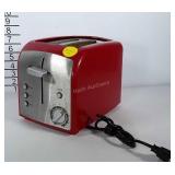 Red Kenmore Toaster. Powers on.