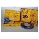 Worst case scenario board game, left center right