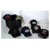 7 Hats, 2 hat washing molds and a foldable canvas