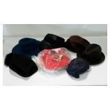 Hats. Six lady