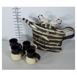 Pottery Mugs & Decor Teapot