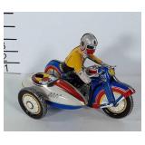 Metal Wind-Up Motorcycle Toy