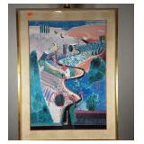 Nichols Canyon Road art print, exhibit poster