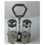 Sterling silver salt and pepper canister set